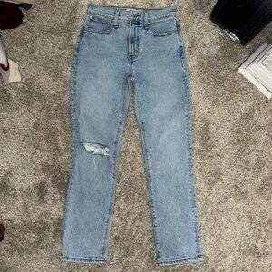 Madewell The Perfect Vintage Crop Jean Sz 25
